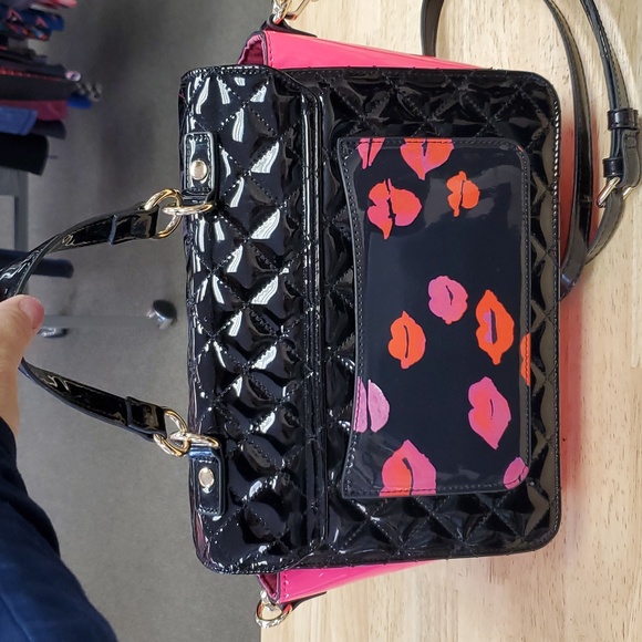 Betsey Johnson Crossbody Satchel With Charms Excellent and Super Cute! - Picture 10 of 15